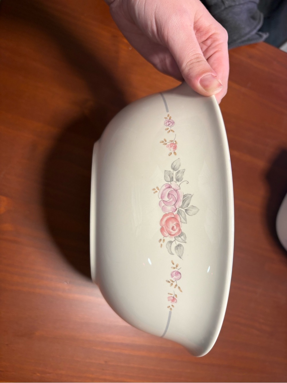 Pfaltzgraff White Ceramic Plate with Stamped Backmark